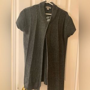 Short sleeve long sweater